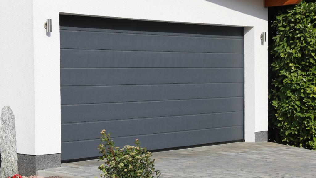 A new garage door