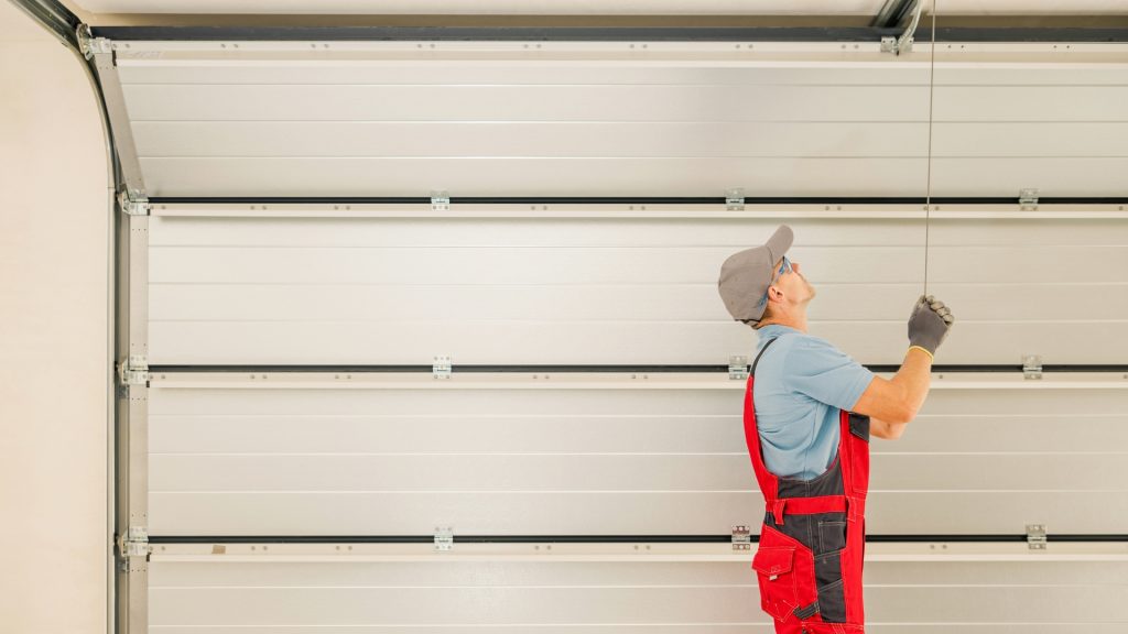 A professional garage door installer
