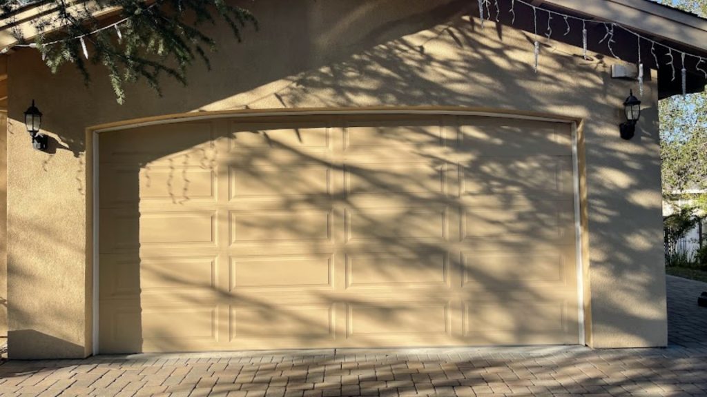 Two-car garage door size