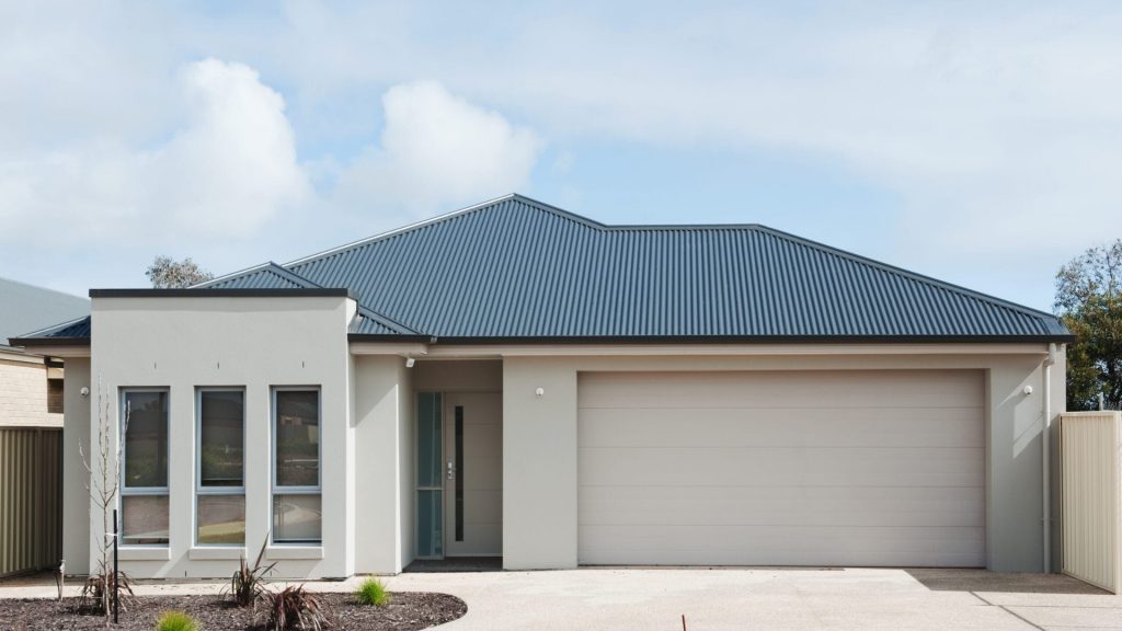 A new garage door