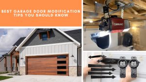 Highlighting curb appeal improvements through garage door modification ideas