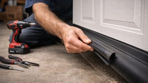 Professional garage door seal replacement in Omaha