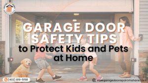 Garage door safety tips to prevent accidents with kids and pets at home